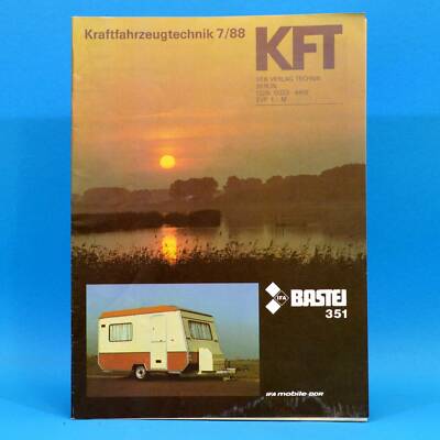 DDR KfT Kraftfahrzeugtechnik 7 1988 Bastei 351 Mifa Cross Wartburg Saab 9000 A