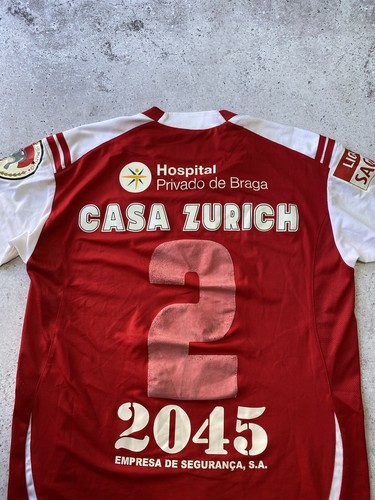 Sc Braga 2009 2010 #2 Football Shirt Soccer Jersey - 第 19/24 張圖片