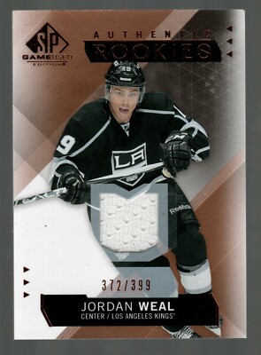 2015-16 SP Game Used Copper Jerseys #135 Jordan Weal 372/399