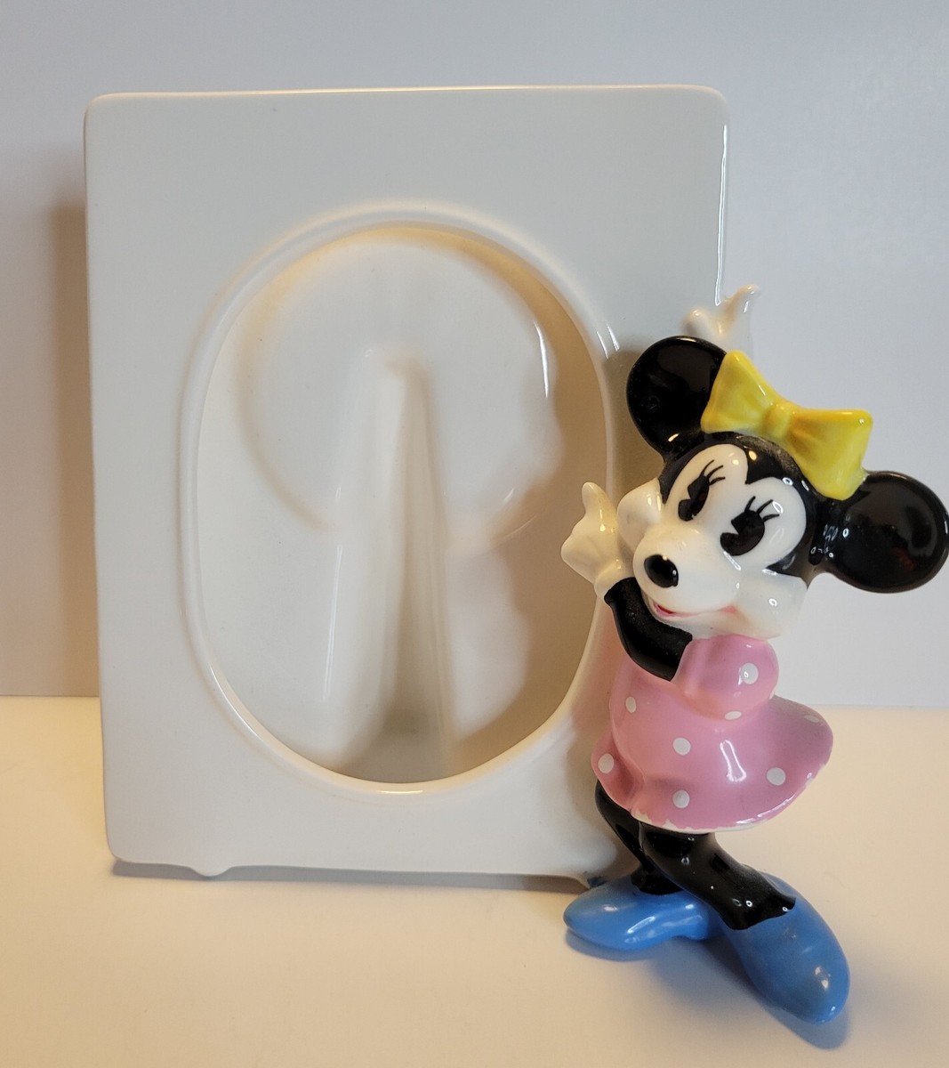 ★ codegraphy★ Disney Frame Minnie Mouse Friends Short Sle Vintage Disney Picture Frame Minnie Mouse Ceramic Top Slip