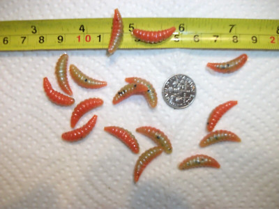 130-7/8''-crappie panfish-scent-grubs-wax worms-jigs-maggots-larva-soft plastics