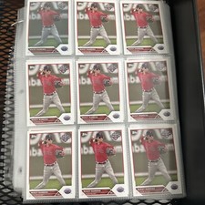 2023 Topps Pro Debut Mikey Romero 13 Card Lot: 1 Chrome & 12 Base Red Sox
