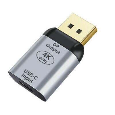 USB-C Type C Female Source to Displayport DP Sink HDTV Adapter 4K 60hz Type-C