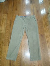 mens izod brown corduroy pants size 38x 30 straight