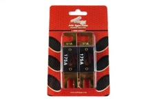 2 Pcs 175 Amp ANL Fuses Gold Plated Audiopipe Blister Pack Car Audio Stereo