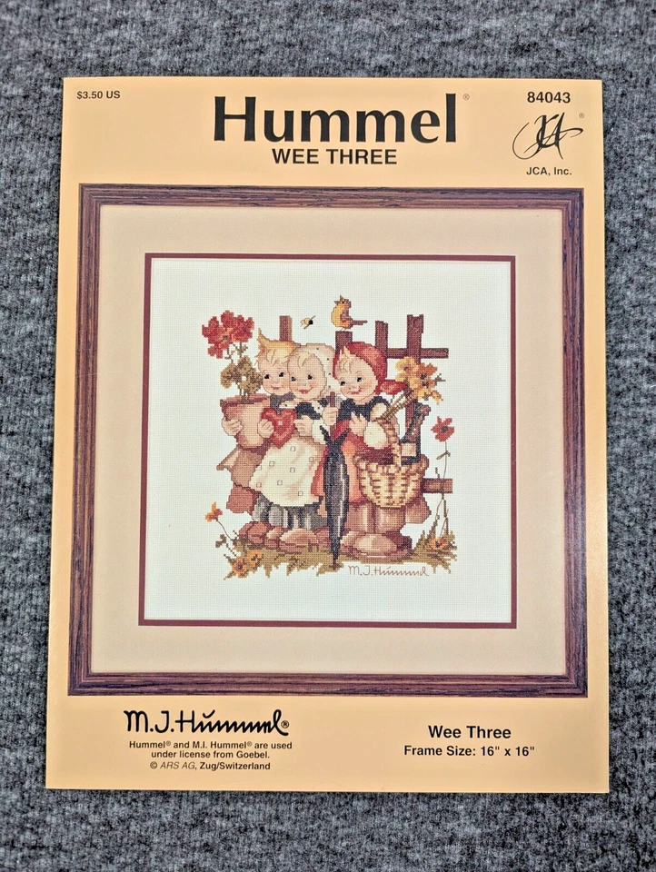 M.J. Hummel Goebel Wee Three & Ready For Rain вышивка крестиком узор только диаграммы - Изображение 2 из 4