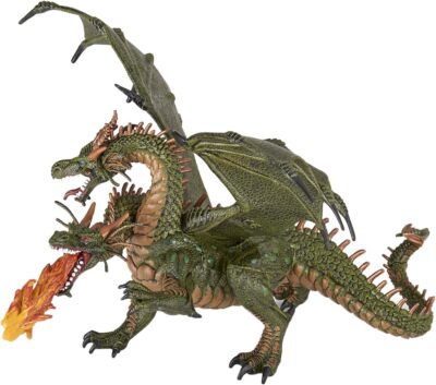 Figurine Papo Dragon Combattant - Vintage Et Rare - Toy Warrior
