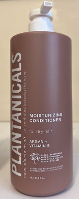 Plantanicals Moisturizing Conditioner Argan & Vitamin E Dry Hair 33.8 oz Ea Pump
