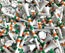 Golf Tees 3 1/4" Lucky Irish Flag Clover Truestrike Shamrock Performance 3.25