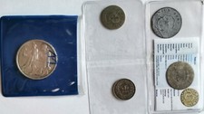5x Silbermünzen Schweiz, Batzen, Rappen, Frank, Franc