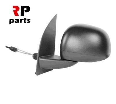 Specchietto Retrovisore Sinistro Per Fiat Panda 2009-2011 - Nero, Regolazione Manuale - Foto 6