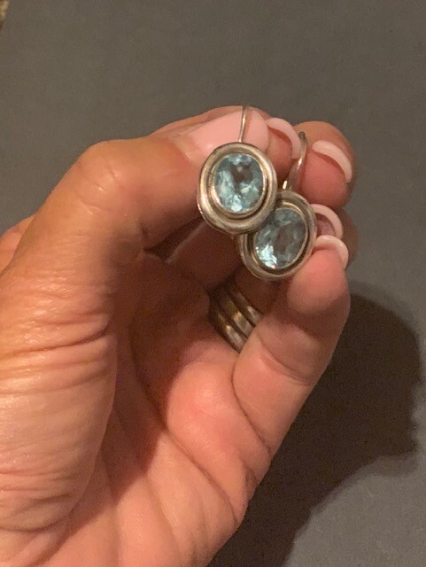Silpada Blue Topaz Necklace, Earrings and Ring image 5