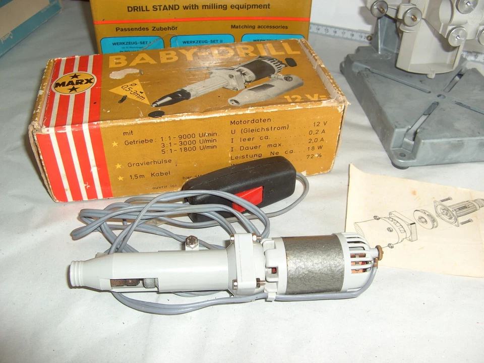 MARX Baby Drill 12 Volt Bohrständer neuwertig - Bild 3 von 4
