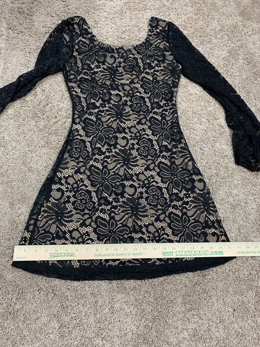 chinese dress ladies Loving Look Black Lace Long-Sleeve Twisted Split Maxi Dress – Club L London main image 1