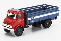 Modell Statischer Lkw Ebro C700 Truck 2-ACHS 1964 Rot Blau Weiss Massstab 1/43