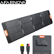 Environmentally friendly 100W portable solar panel is foldable and easy to carry