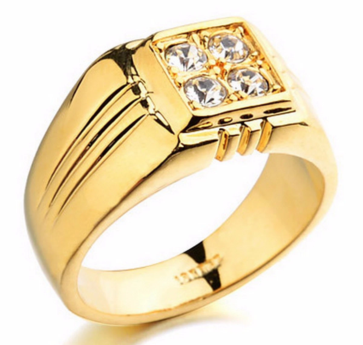 18k gold plated ring worth outlet