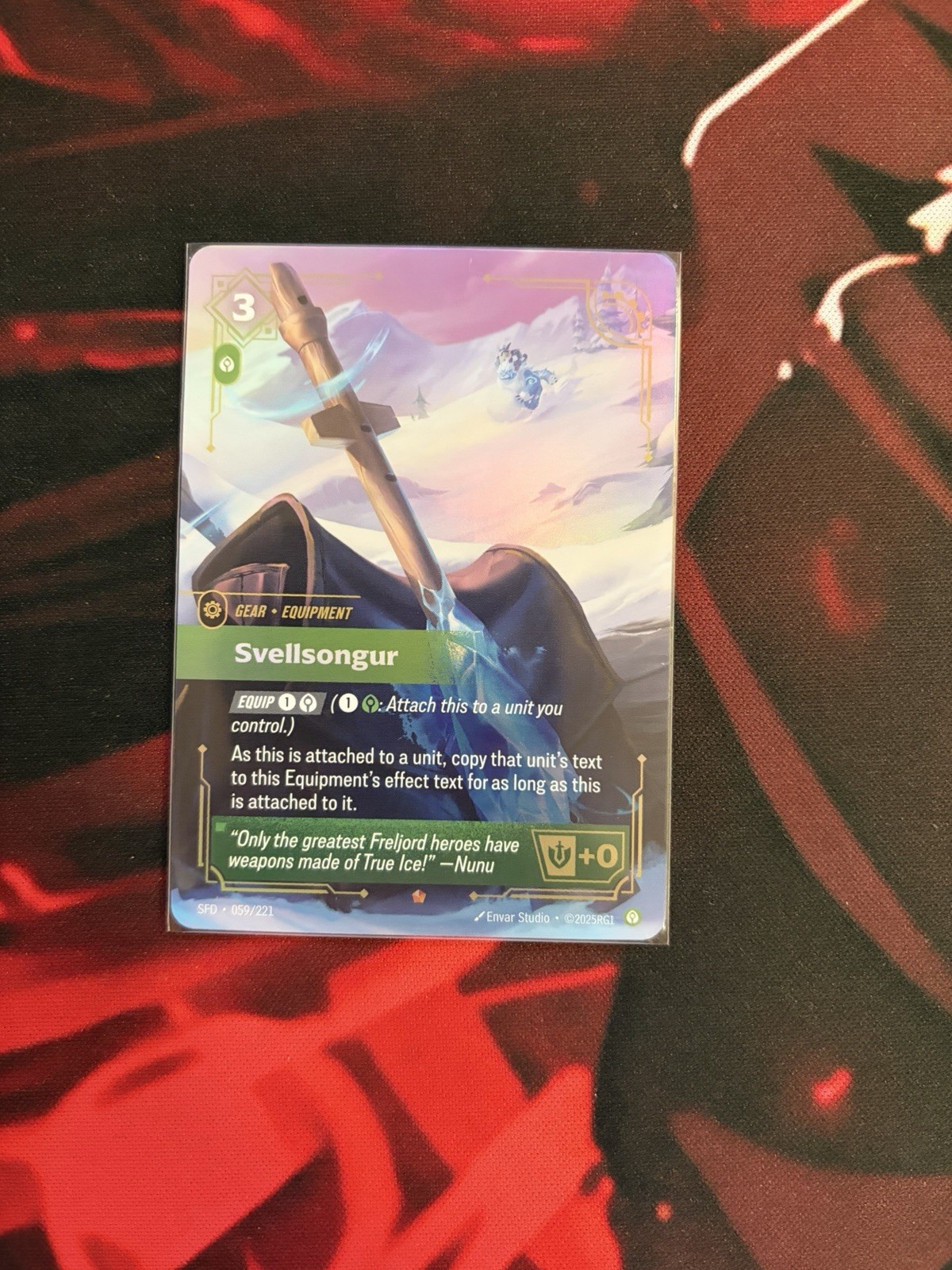Svellsongur (Foil) 059/221 SFD Riftbound NM Spiritforged