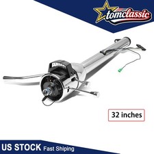 32 Chrome Tilt Steering Column Kit Automatic For 1955-59 Chevy Gmc Truck 32 Chrome Tilt Steering Column Kit Automatic For 1955-59 Chevy Gmc Truck