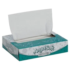 Angel Soft Professional Series 2-Ply Facial Tissue 5.6 x 7.2" Flat Box 3000 per