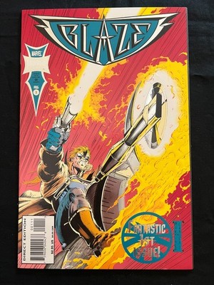 Blaze #1 (1994)-Midnight Sons, Embossed Silver Foil Cover