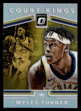 2017-18 Optic #21 Myles Turner Court Kings SIlver Prizm PACERS