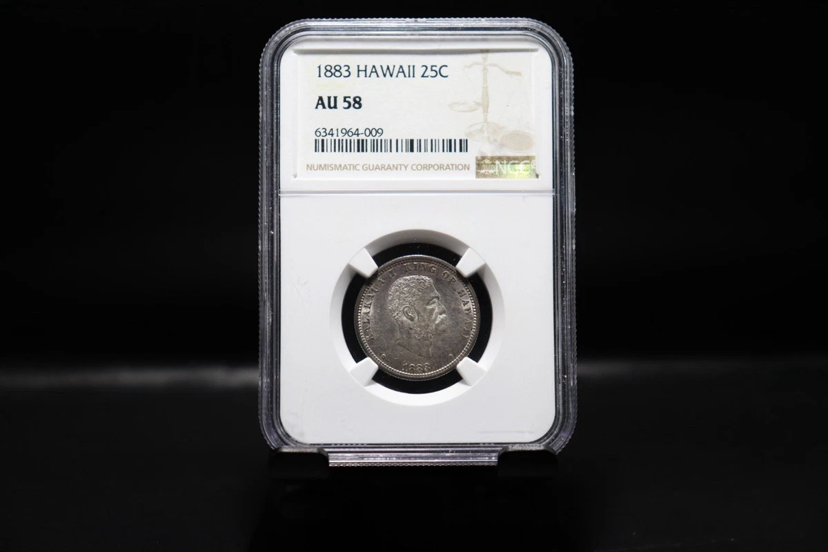 AU 58 Graded 1883 Year Kingdom of Hawaii Coins for sale | eBay