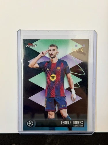 2025-26 Topps Finest UCC Ferran Torres Black /10