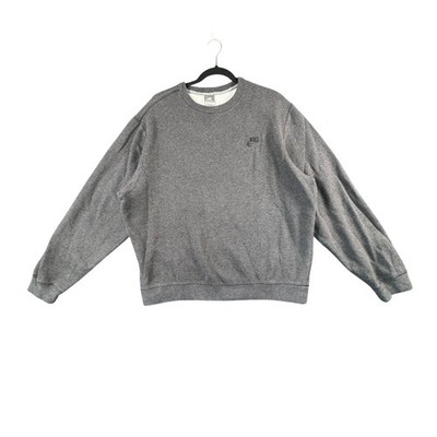 Nike Sportswear Normcore Gray Crewneck Sweatshirt Men's L Y2K Swoosh