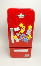 Vintage Style Artisan Dollhouse Miniature Refrigerator 1:12 Scale
