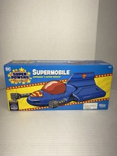 McFarlane Toys DC Super Powers Superman Supermobile Action Vehicle Canopy Opens