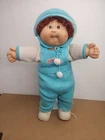 Vintage Cabbage Patch Kids Twins Doll Single Boy 1986 RARE  Xavier Roberts Blue