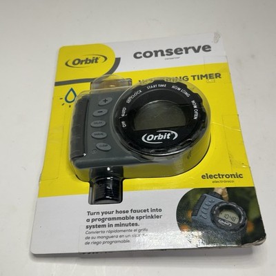Orbit 24600 Conserve Electronic Hose Faucet Watering Timer New Open Package