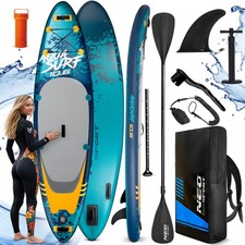 NEO-SPORT Aufblasbar Stand Up Paddle Board SUP Board KommplettSet 320 cm