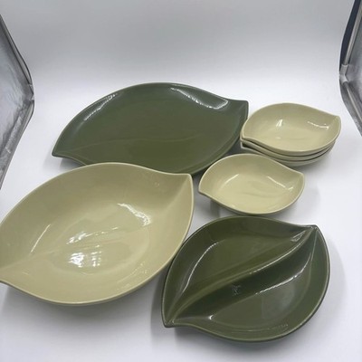 eBay Listing Strategy SEO-Optimized Title NWOT Crate & Barrel 7-Pc Ceramic Leaf 