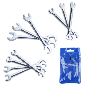 INJOYTEC Ensemble de clé mince à bout ouvert Métrique 10-Piece 4mm-11mm Mini Petits, livrés