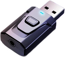 USB Bluetooth Transmitter for TV with Clear Sound Quality Plug and Play Stable,