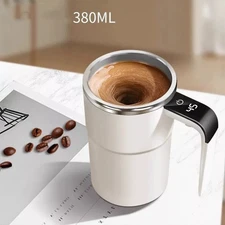 Automatic Magnetic Electric Self Stirring Mug Cup Mixing Coffee Milk Tea Beer .