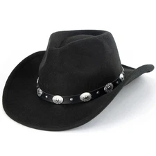 Western Cowboy Cowgirl Hat - Boys Girls Felt Fedora Hats for 2-6 Years
