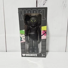 KAWS Companion Style Figure – Black Vinyl Replica with Box – Standing Pose