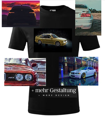 T-shirt BMW M2 M3 M4 M5 M6 E30 E46 E92 E36 F87 F80 E39 voiture de sport... - Photo 1/2