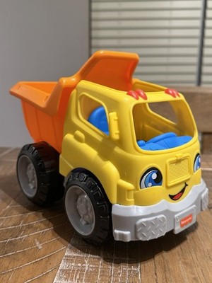 Fisher Price Little People Dump Truck Yellow Construction Truck For Little Peopl