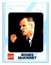 Bones McKinney 1989 Collegiate Collection North Carolina's Finest #105 Tar Heels