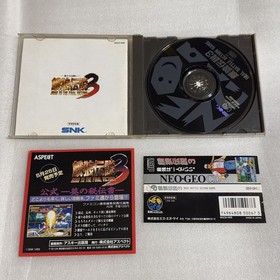 Neo Geo Cd Fatal Fury 3 Real Bout 2-Disc Set