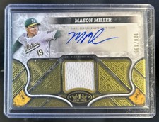 2025 Topps Tier One Mason Miller Jersey Auto #/199 Athletics