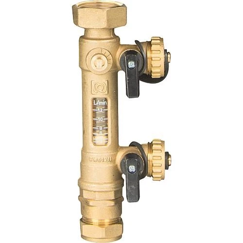 SUNEX Durchflussmesser 2-12 l/min mit Spül- und Befülleinheit für Solarstation GPS