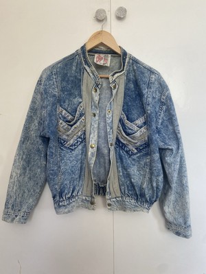 Vintage St. Denis Acid Wash Denim Jacket | eBay UK