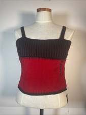 Vintage Guess Jeans Suede Festival Top Y2K 90...
