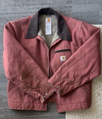 Carhartt WJ097 VRS Detroit Jacket Vintage, Vintage Rose, Size