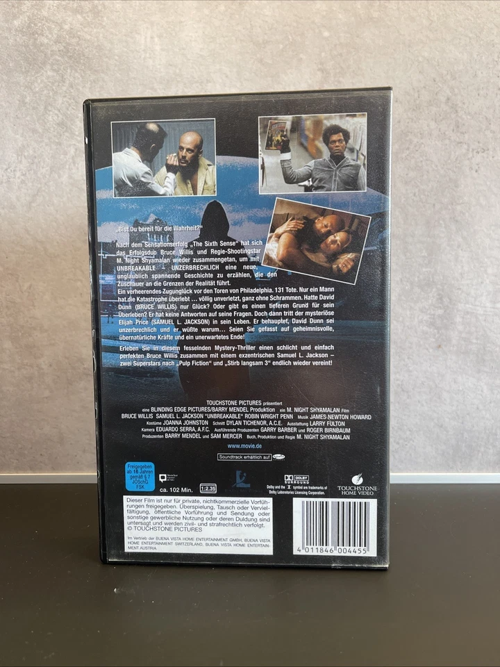 Unbreakable ~ Unzerbrechlich Bruce Willis * S. L. Jackson Grosbox Bigbox - Bild 3 von 3
